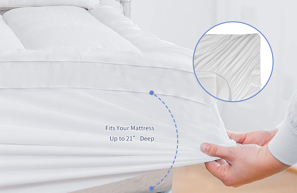 LUTE Mattress Pad 2 Inch Thick (2)